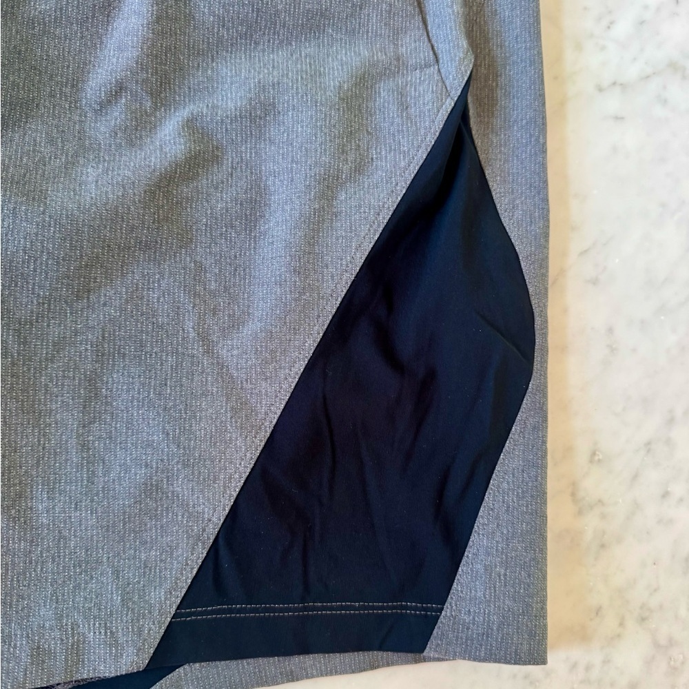Lululemon Lined Men's Workout Shorts With Drawstring /Black Gray/medium - Picture 3 of 7
